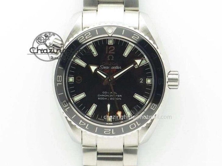 1230 Sleek Planet Ocean Professional Ceramic Bezel 42mm 1:1 MK Best Edition Silver Markers On SS Bracelet A 8085